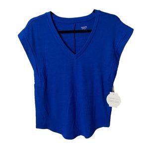 🆕 NWT Ricki’s Blue Soft V-Neck T-Shirt